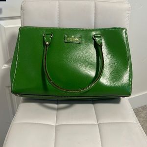 Green Kate Spade Tote Bag